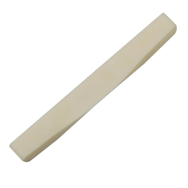 Acoustic Guitar Premium Compensated Cattle Bone Bridge Saddle White 75mm New Acoustic Guitar Premium Compensated Cattle Bone Bridge Saddle White 75mm New